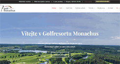 Desktop Screenshot of golfmonachus.cz